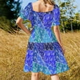 thumbnail image 4 of Robe Sans Manches Bleu Profond Robes d'Été Dames 2024 Robe d'Été Femme 2024, 4 of 5