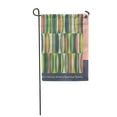 thumbnail image 1 of NUDECOR Blue 1950S Mid Century Modern Pattern Colorful Abstract Geometric Garden Flag Decorative Flag House Banner 28x40 inch, 1 of 1