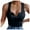 Black, variant on Women Summer Tops Women Open Back -neck Slim-fit Knit Ribbed Solid-color Camisole Vest Blouse for Casual Summer Tops Work Camisole Bras 13 Top Deep Neck Casual Work Top Business White S