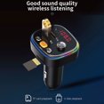 thumbnail image 4 of Gwong Electrónica Transmisor C20 FM DUAL USB 3.1A CARGADOR FAST BLUETOOTH: Compatible con Bluetooth 5.0 Player MP3 multifuncional para automóvil, 4 of 6