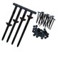 thumbnail image 1 of Juego De Hebillas Para Bridas Para Cables, Juego De 100 Bridas Para Cables Multifuncionales De Nailon Para Reparación De Vehículos En El Garaje Del Hogar, 1 of 7