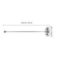 thumbnail image 2 of Luxshiny 2Pcs Tabletop Retractable Flagpole for Historical Events and Military Occasions Silver, 2 of 7