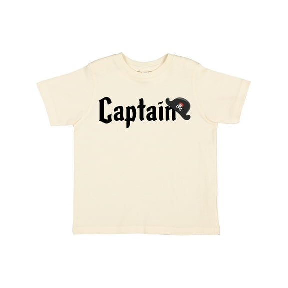 Inktastic Captain with Pirate Hat Boys or Girls Toddler T-Shirt