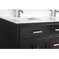 thumbnail image 5 of Vanity Art 60 inch double sink bathroom vanity set with super white engineered marble top., 5 of 9