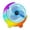 Sky Blue, variant on Gnwei USB Rechargeable Desk Fan with RGB Gradient Moon Light – Portable Quiet Table Fan with Multi Speed, Small Circulation Fan with Atmosphere Lamp – Ideal for Home, Bedroom, Travel