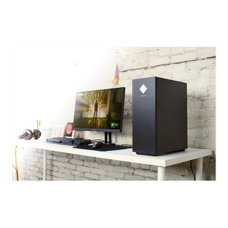 HP OMEN - 25L Gaming Desktop - 10th Generation Intel Core i5-10400 - 8GB Memory - NVIDIA GeForce GTX 1660 SUPER - 512GB SSD - Shadow Black