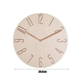 thumbnail image 2 of Reloj De Pared De Números 3D De Segunda Mano Continua Para La Decoración De La Habitación De La Oficina En El Hogar Methold HA044443-02, 2 of 6