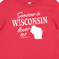thumbnail image 4 of Inktastic Someone in Wisconsin Loves Me Boys or Girls Baby T-Shirt, 4 of 5