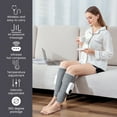 thumbnail image 2 of QUTETN Leg Massager for Circulation Air Compression Calf Massager with 3 Modes 3 Intensities and 3 Heating Modes Rechargeable Cordless Leg Massager with Heat and Compression for Pain R, 2 of 14