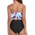 thumbnail image 4 of Traje de baño Nikou para mujer dividido con Volantes verano, 4 of 6