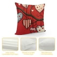 thumbnail image 4 of COMIO  Valentine's Day Decorative Throw Pillow Covers, Red Love Heart Black White Buffalo Plaid Polka Dot Outdoor Pillowcase, Anniversary Wedding Farmhouse Cushion Case Home Decor, 4 of 5