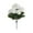 White, variant on Flowers Lifelike Geranium Begonia Floral Ensemble for Year-Round Beauty in Home Décor, 36x20 cm, White