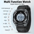 thumbnail image 2 of Men's Digital Sports Watch with Electronic Movement & Nylon Strap - Perfect Gift for Man Birthday Gifts, 2 of 8