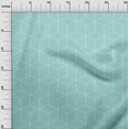 thumbnail image 3 of oneOone Cotton Cambric Aquamarine Fabric Geometric Craft Projects Decor Fabric Printed By The Yard 42 Inch Wide, 3 of 4