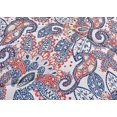 thumbnail image 2 of Chezmoi Collection Paislee 2-Piece Boho Chic Floral Paisley Multicolor Printed Comforter Set, Twin Size, 2 of 4