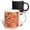 Multicolor, variant on 3drose, Symmetrical Geometric Design Ochre Grey White, 11oz Two-tone Green Mug