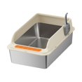thumbnail image 3 of Caja de Arena para gatos jinwen portátil de gran capacidad 50 cm x 35 cm x 25 cm, 3 of 8