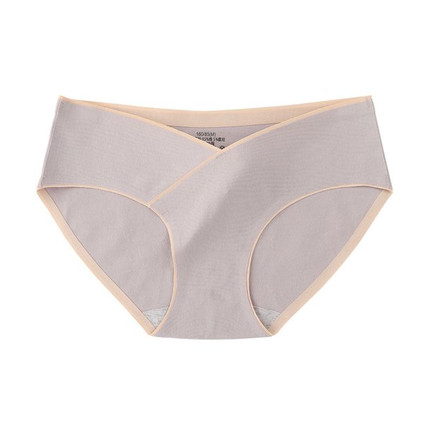 Ropa interior para mujeres embarazadas, pantalones triangulares finos de algodón sin costuras de cintura baja para mujer, de gran tamaño, transpirables, para finales del embarazo