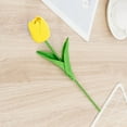 thumbnail image 3 of 1 Pcs Artificial Tulips Flowers, Real Touch PU Tulip Stems Faux Flowers Bouquet for Arrangement Wedding Party Easter Spring Home Dining Room Office Decoration, 3 of 3