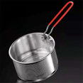 thumbnail image 4 of Frying Basket, Deep Frying Mesh Basket, Noodle Cooking Colander, Frying Basket, Frying Pan, Oil Pan, Spicy Hot Potfilter, 4 of 6