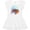 AA-White, variant on Inktastic Fun Fiddler Crab with Violin and Mustache Girls Baby Dress