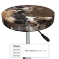thumbnail image 2 of Uemuo Cat Family Pattern Round Bar Stool Seat Covers Washable Stool Cushion Slipcover Elastic Bar Chair Covers-13 inch, 2 of 7