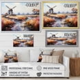 thumbnail image 4 of Designart "Mill Wind delicate Revolutions" Wind Turbines Floater Framed Canvas Art Print, 4 of 7