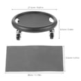 thumbnail image 2 of Raindrops 1Set Black Workout Sliders Disc Abdominal Trainer Roller Disc for Full Core Fitness, 2 of 6