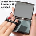 thumbnail image 3 of Charcoal Oil Absorbing Sheets, Portable Face Blotting Paper with Mirror, Oil Control Blotting Sheets for Oily Skin, Makeup Touch Up, 300 Count, 3 of 5