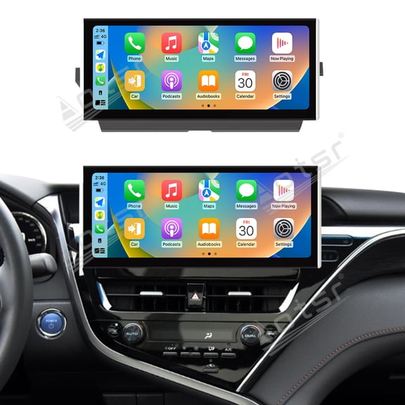Aotsr 12.3 Inch HD Touch Smart Screen Android 14 for Toyota Camry 2021-2023 Wireless CarPlay GPS Navigation Car Radio Car Media