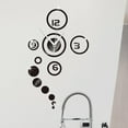 thumbnail image 4 of DIY 3D Wall Clock, Modern Mirror Wall Clock Decor Sticker DIY Clock for Home Living Room Bedroom Office Wall Decorations, 4 of 4