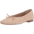 thumbnail image 1 of Sam Edelman Marisol Cappuccino Squared Toe Slip On Classic Leather Ballet Flats (Cappuccino, 9), 1 of 6