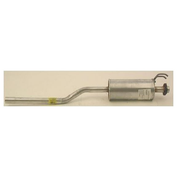 Exhaust Resonator and Line Assembly - Compatible with 2001 - 2005 Honda Civic 1.7L 4-Cylinder 2002 2003 2004