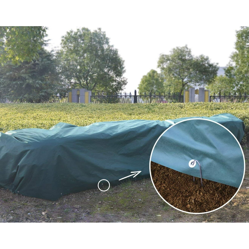 Agfabric Floating Row Cover & Plant Blanket Kit with Pins,1.5oz Fabric