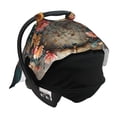 thumbnail image 7 of Car Seat Cover Baby - Floral Dreamcatcher Elegance Breathable Infant Car Seat Cover for Baby Carseat, Lightweight Comfort Baby Essentials Must Haves Newborn Stuff for Girl Boy, 7 of 7