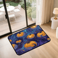 thumbnail image 2 of CURLYOOT Halloween Pumpkin Front Door Mat, Washable Non-Slip Abstract Door Mat, Indoor Outdoor Floor Mats Absorbent Welcome Doormat for Entrance 20" x 30", 2 of 8
