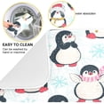 thumbnail image 4 of FREEAMG Cute Penguins Snowflake Christmas 16"x 18"Absorbent Dish Drying Mat Microfiber Kitchen Countertop Table Protector Multi-Purpose Counter Rack Sink Drainer Pad, 4 of 6