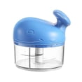 thumbnail image 4 of relayinert Manual Garlic Chopper Hand Pull String Garlic Grinder Mini Food Chopper, 4 of 4