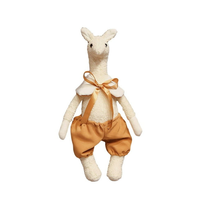 Juguete de jirafa, juguete de Alpacas, lindo juguete de jirafa, Alpacas, almohada de juguete, adorno encantador, muñeca de jirafa de peluche para alpacas blancas