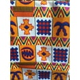 thumbnail image 1 of Adinkra motif kente print(Orange multi), 1 of 1