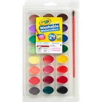 Crayola Washable Watercolor Set, 24-Colors, Back to School Supplies for Kids, Classroom Supplies for Teachers