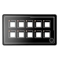 thumbnail image 3 of Panel de control de membrana Panel de interruptores de control de membrana 10P universal para automó Tomshoo Panel de control de membrana, 3 of 7