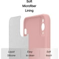 thumbnail image 5 of for Samsung Galaxy S21 FE Case, Thin Liquid Silicone Case,Shockproof,Slim Thin Phone Case for Galaxy S21 FE,Full Body Screen Camera Protective Cover-Pink 2-s21 fe-12, 5 of 14