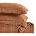 thumbnail image 2 of Superior Madrid Cotton Matelasse Bedspread Set, Queen, Burnt Orange, 2 of 6