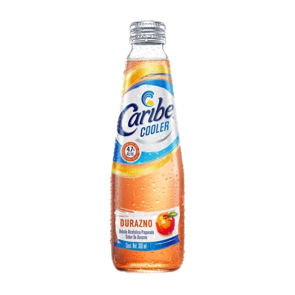 Bebida alcohólica preparada Caribe Cooler durazno 300 ml