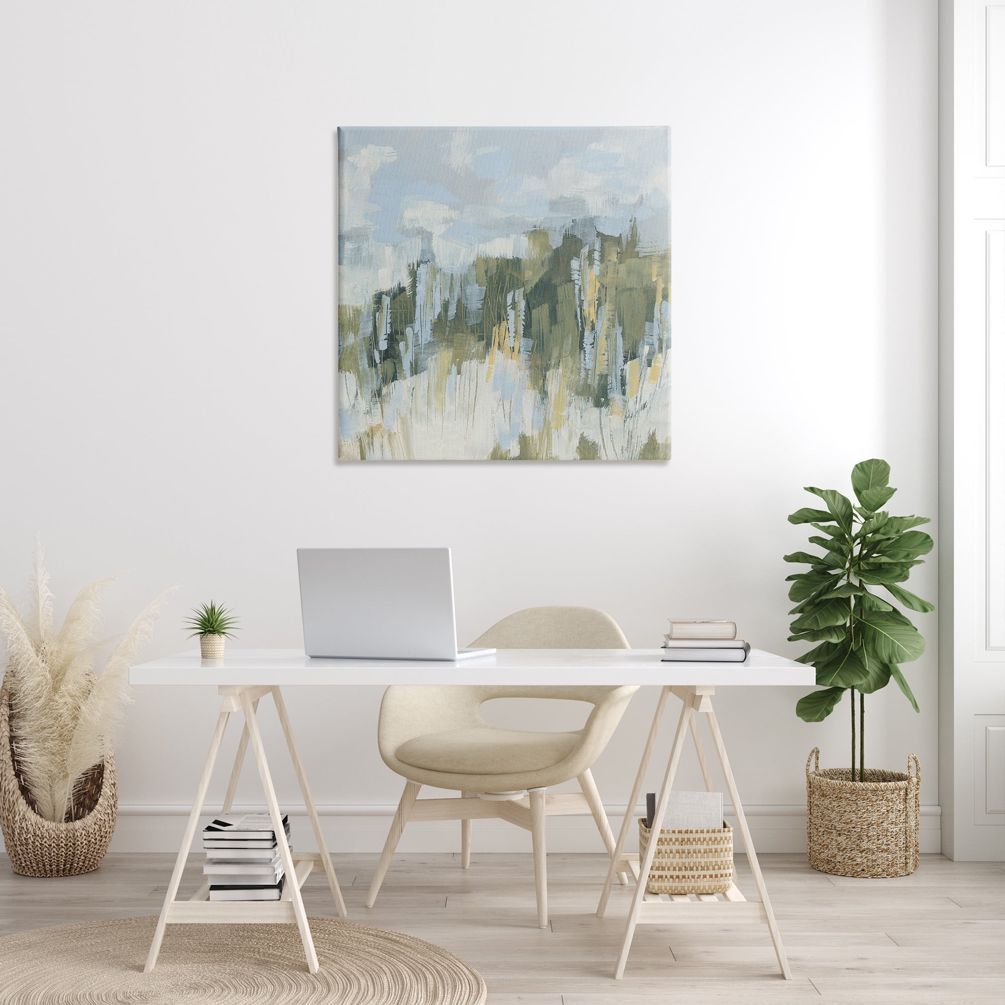 Stupell Industries Abstract Rural Nature Abstract Painting Gallery Wrapped Canvas Art Print Wall Art, 36 x 36