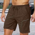 thumbnail image 3 of Running Shorts for Men Summer Casual Lightweight Elastic Waist Straight Leg Loose Workout Gym Shorts with Pockets, 3 of 7