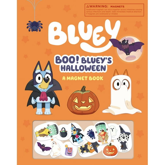 Boo! Bluey's Halloween: A Magnet Book (Board Book)