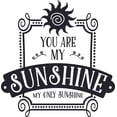 thumbnail image 1 of My Only Sunshine Quotes Love Lettering Wall Sticker Art Design Decal for Girls Boys Kids Room Bedroom Nursery Kindergarten House Fun Home Decor Stickers Wall Art Vinyl Decoration (40x40 inch), 1 of 1