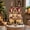 C-A2, variant on Lighted Christmas Village House Diffuser, Lighted Village House Essential Oil Diffuser for Bedroom and Living Room (Classic Christmas Manor)